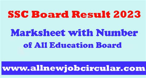 Ssc Result Marksheet With Number All New Job Circular Hot Sex Picture