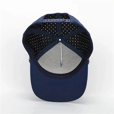 Wholesale Custom Panel Rubber Pvc Logo Rope Baseball Cap Waterproof