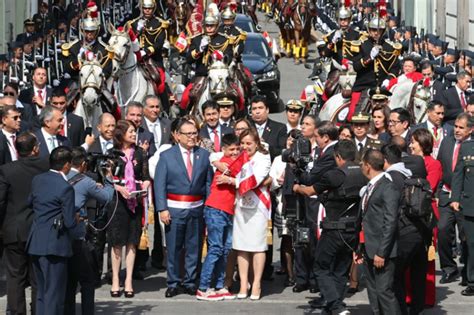 Presidenta Dina Boluarte Retorna A Palacio De Gobierno Tras Brindar