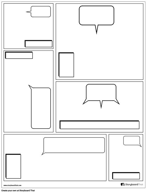 Create A Free Graphic Novel Template Storyboardthat