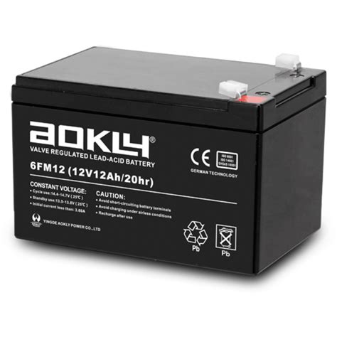 Batería Aokly Agm Vrla Battery AGM 6FM12 12Ah 12V 152x100x97mm