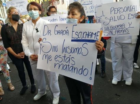 M S Protestas Por Falta De Equipo En Hospitales De M Xico Cr Nica Puebla