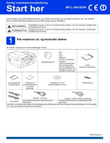 Brother MFC J6910DW Inkjet Printer Quick Setup Guide Manualzz