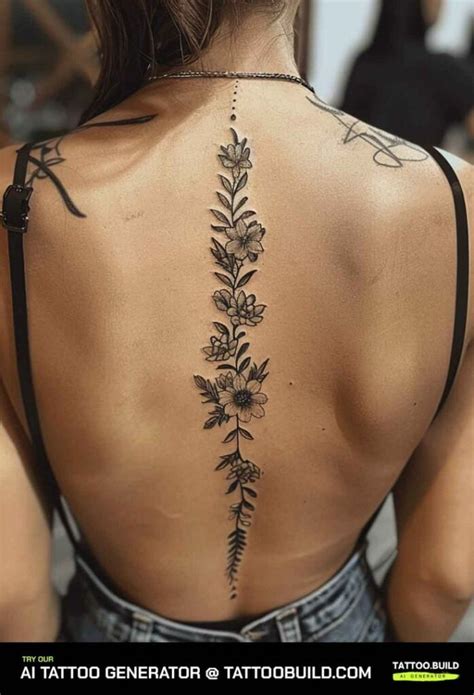 Vine Spine Tattoos For Females Tattoo Build