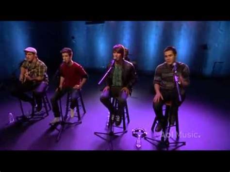 Big Time Rush Stuck Acoustic AOL Music HD YouTube