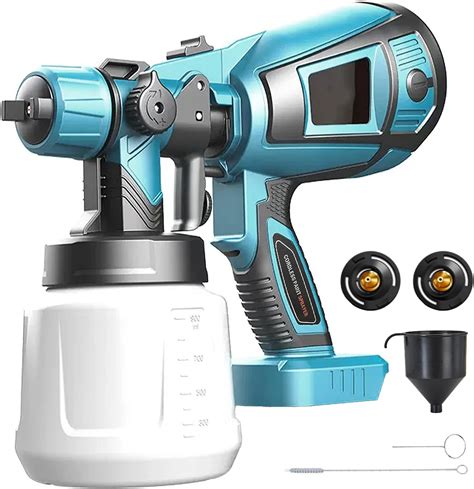 Upgraded Paint Sprayer Cordless Paint Sprayer Compatible With Makita