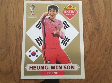 Panini FIFA Qatar 2022 Heung Min Son Extrasticker Gold Kaufen Auf Ricardo