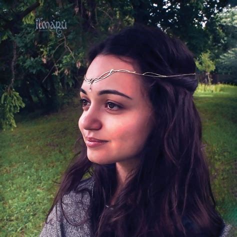 Silver Headpiece Leya With Rainbow Moonstone Celtic Bridal Circlet