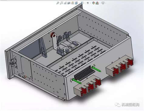 【工程机械】mns机柜3d数模图纸 Solidworks设计solidworks 仿真秀干货文章