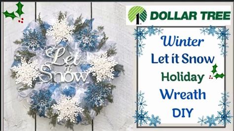 Dollar Tree Snowflake Wreath Winter Diy Christmas Wonderland Home