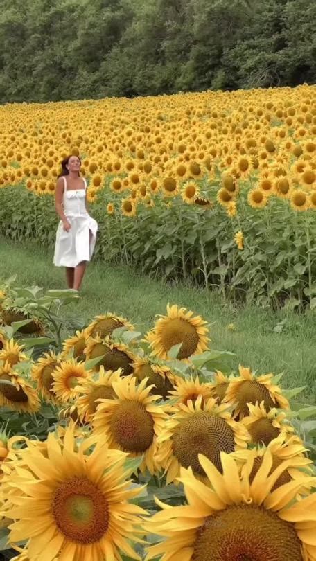 Dancing Among Sunflowers 🌻💃🌻💃🌻💃🌻💃🌻💃 Tumbex