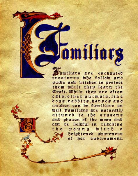 Image Familiars Charmed Book Of Shadows Wiki Fandom Powered