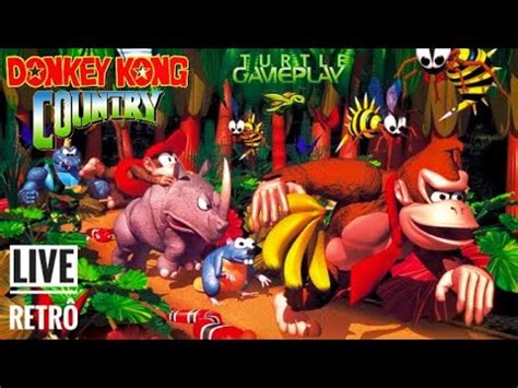 DONKEY KONG COUNTRY ATÉ ZERAR SUPER NINTENDO LIVE RETRÔ YouTube