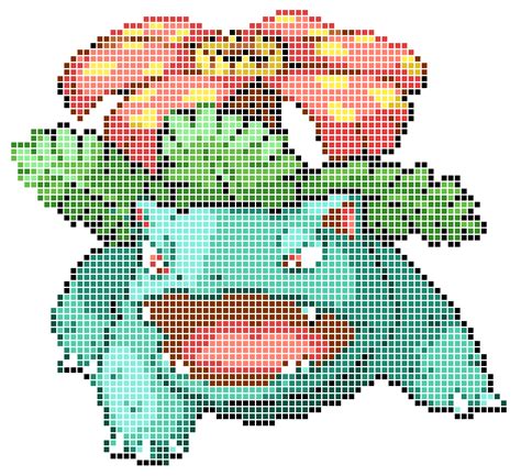 Pixel Venusaur By Zeypher C On Deviantart Pixel Art Pokemon Pixel Art Templates Minecraft