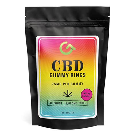 75mg Cbd Gummy Rings High Potency Injoy Extracts