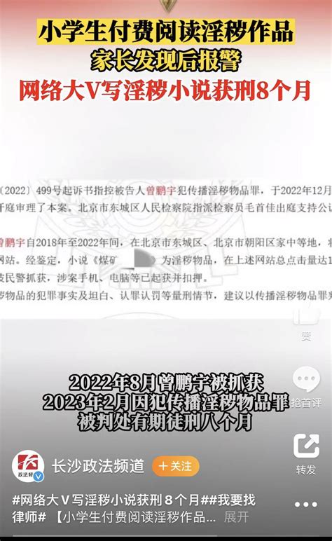 网络大v写黄文传播获刑 家长需高度关注未成年人网上冲浪｜封面快评 曾某某 小说 蒙面