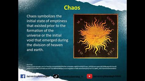 Part 1 - Greek Primordial Deities | Chaos | Tartarus | Gaia | Erebus ...