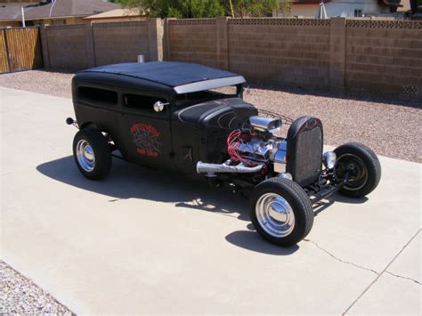 Custom 1930 Tudor Rat Rod 2d Sedan Radical Chop Wicked Ride Like Model A For Sale