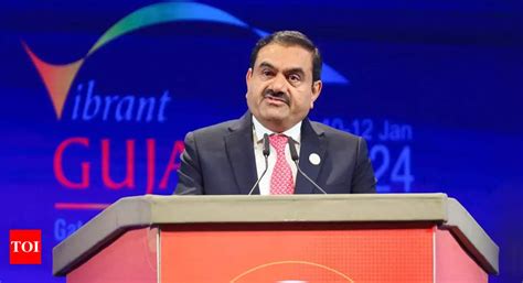 Vibrant Gujarat Summit 2024 Gautam Adani Led Adani Group To Invest Rs