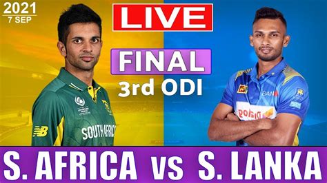 🔴live Sri Lanka Vs South Africa 3rd Odi Match Live Commentary Sa Vs