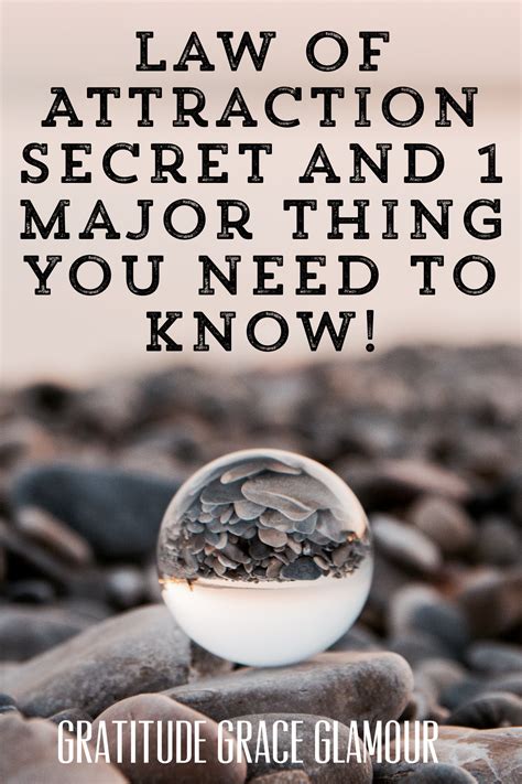 Law of Attraction Secret: 1 Major Thing You Need to Know! | Law of