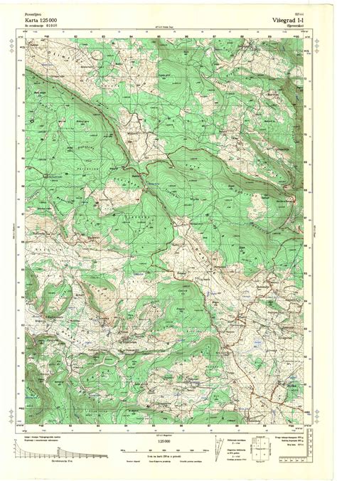 Topografske Karte Srbije Jna Vi Egrad