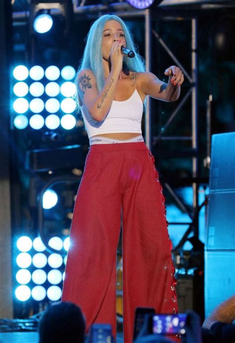 Halsey In Black Bikini On A Yacht In Miami GotCeleb