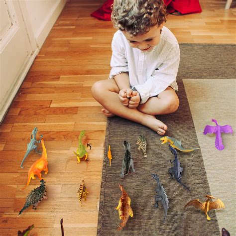 Wostoo Dinosaurs Play Set 23pcs Educational Dinosaur Toys For Boys