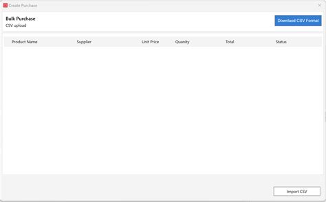 How to Create Bulk Purchases in Desktop POS