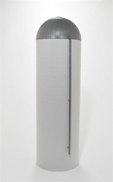 164 Concrete Stave Silo 20 X 60 Gray Top Daltons Farm Toys