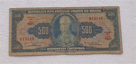 Brasil 3 Cedulas De 50 Cruzados C182 Flor De Esta