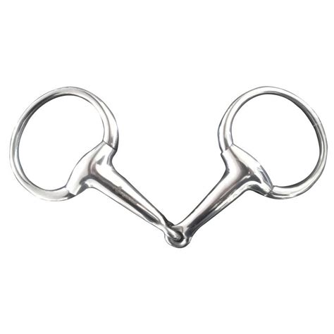 FOUGANZA Horse Riding Eggbutt Snaffle Bit For Horse And...