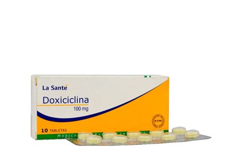 Comprar Doxiciclina 100 Mg X 10 Tabletas En Farmalisto Colombia