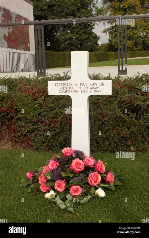 George S Patton Grave Hi Res Stock Photography And Images Alamy