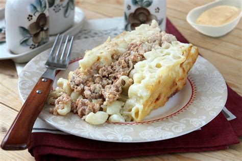 Макароны рожки с фаршем в духовке рецепт с фото - 1000.menu