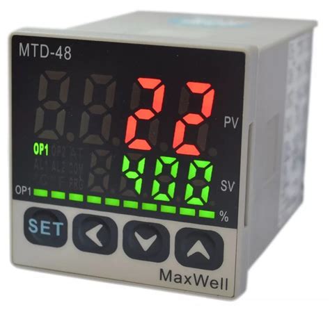 Controlador De Temperatura Maxwell MTD 48 48x48mm Entrada Universal