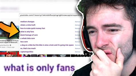 CaptainSparklez Search History *Leaked* - YouTube