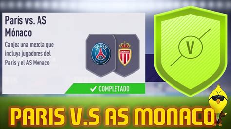 FIFA 18 Desafío de Plantilla SBC PARTIDOS DE PRIMERA LINEA Paris Vs