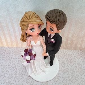 Personalized Wedding Cake Toppers, Custom Cake Topper, Personalized Bride and Groom, Cake Topper ...