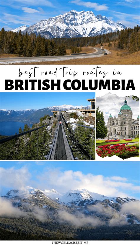 British Columbia Road Trip Guide & 4 Epic BC Road Trip Itineraries