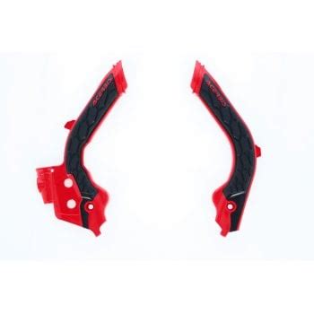 Acerbis X Grip Frame Guards Gas Gas Enduro 2021 23 Red Black Off