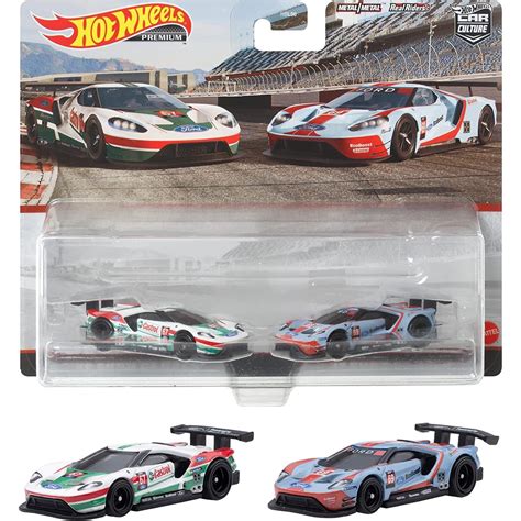 With Case Hot Wheels Hcy Premium Pack Ford Gt Race Shopee Philippines
