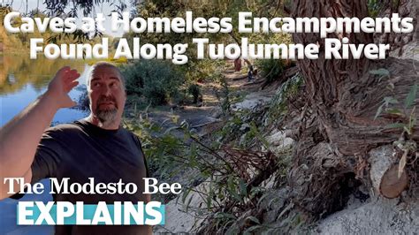 Watch Caves At Homeless Encampments Found Along Tuolumne River Youtube