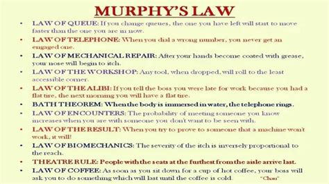 What Is Murphy's Law Examples? Discover The Misfortunes That Can Occur | Tools Advisor