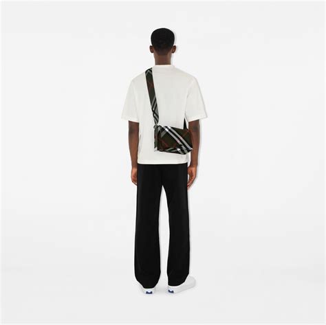 Check Trench Crossbody Bag In Loch Men Burberry® Official