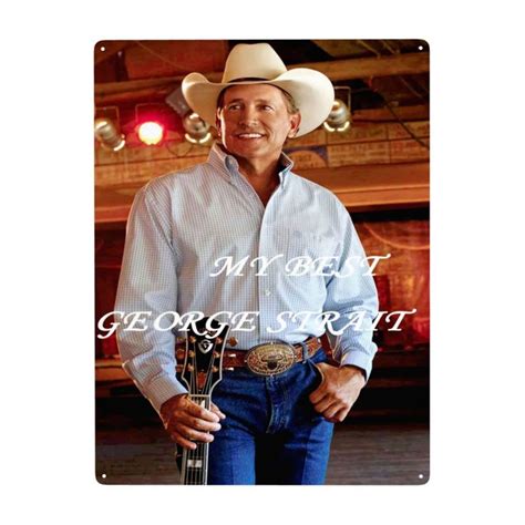 Wall Decor For George Or Strait Metal Sign X In Decor Funny Metal