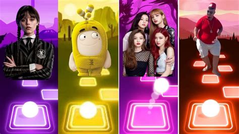 Wednesday Vs Oddbods Vs Blackpink Vs Skibidi Tiles Hop Edm Rush Youtube