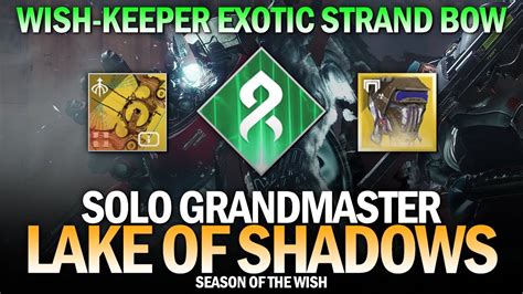 Solo Gm Lake Of Shadows W Wish Keeper Exotic Strand Bow Foetracer