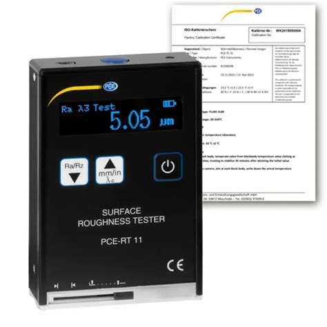 Roughness Tester Pce Rt 11 Ica Incl Iso Calibration Certificate At Rs