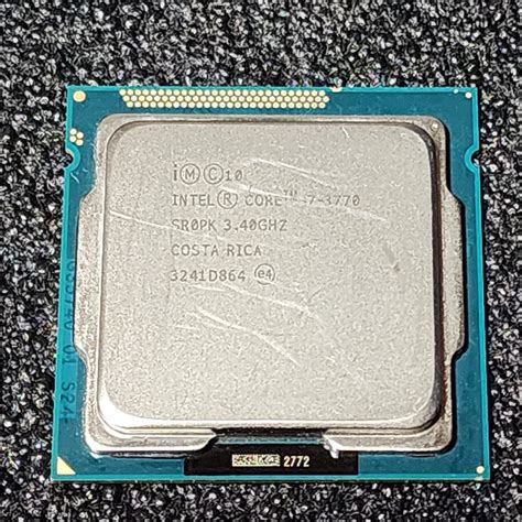 【やや傷や汚れあり】cpu Intel Core I7 3770 34ghz 4コア8スレッド Ivybridge Pcパーツ インテル